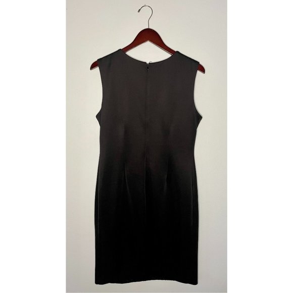 R&M Richards Size 12 Black Sheath Dress - Picture 2 of 5